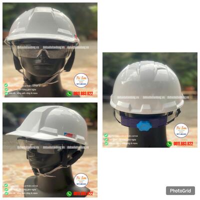 Mũ Bảo Hộ Lao Động SEDA Hàn Quốc Nhập Khẩu Màu Trắng MBHLD009