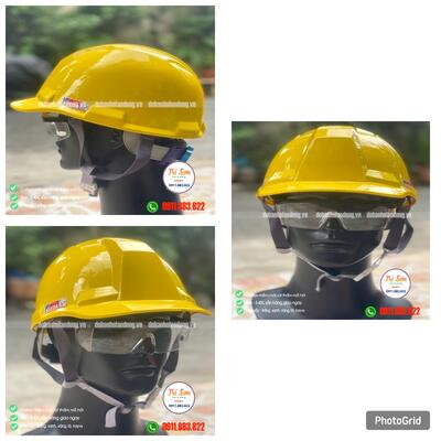 Mũ Bảo Hộ Lao Động SEDA Hàn Quốc Nhập Khẩu Màu Vàng MBHLD005