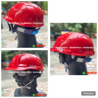 Mũ Bảo Hộ Lao Động SEDA Hàn Quốc Nhập Khẩu Màu Đỏ MBHLD0012